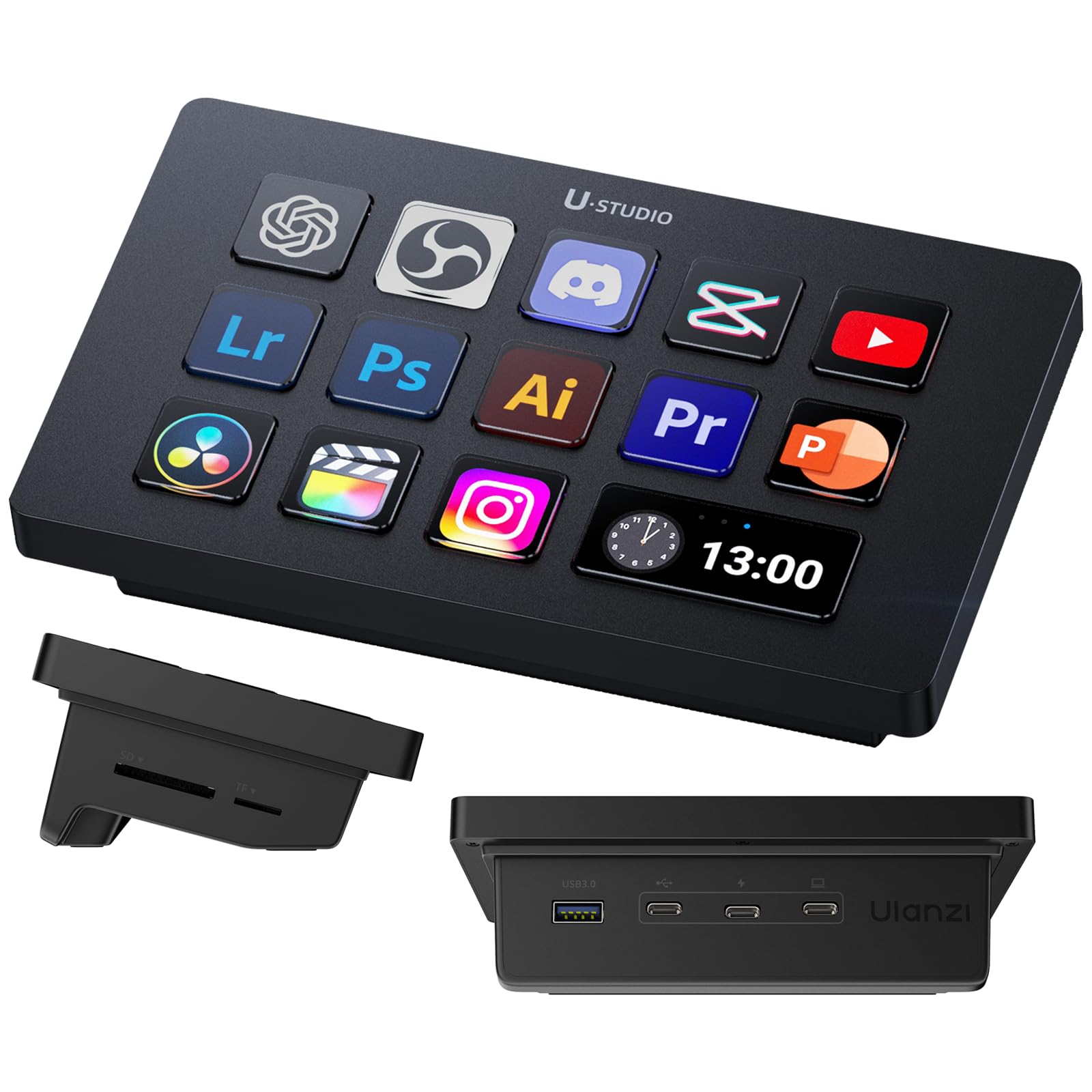 Amazon.com: ULANZI D200H 7-in-1 Hub Deck Studio Stream Controller