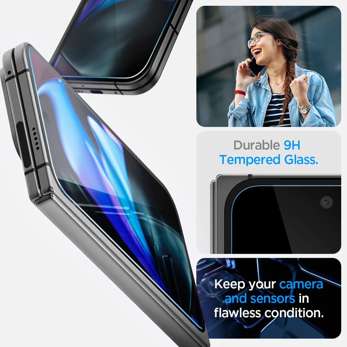 Amazon | Spigen Pixel 9 Pro Fold ガラスフィルム Google Pixel 9 Pro