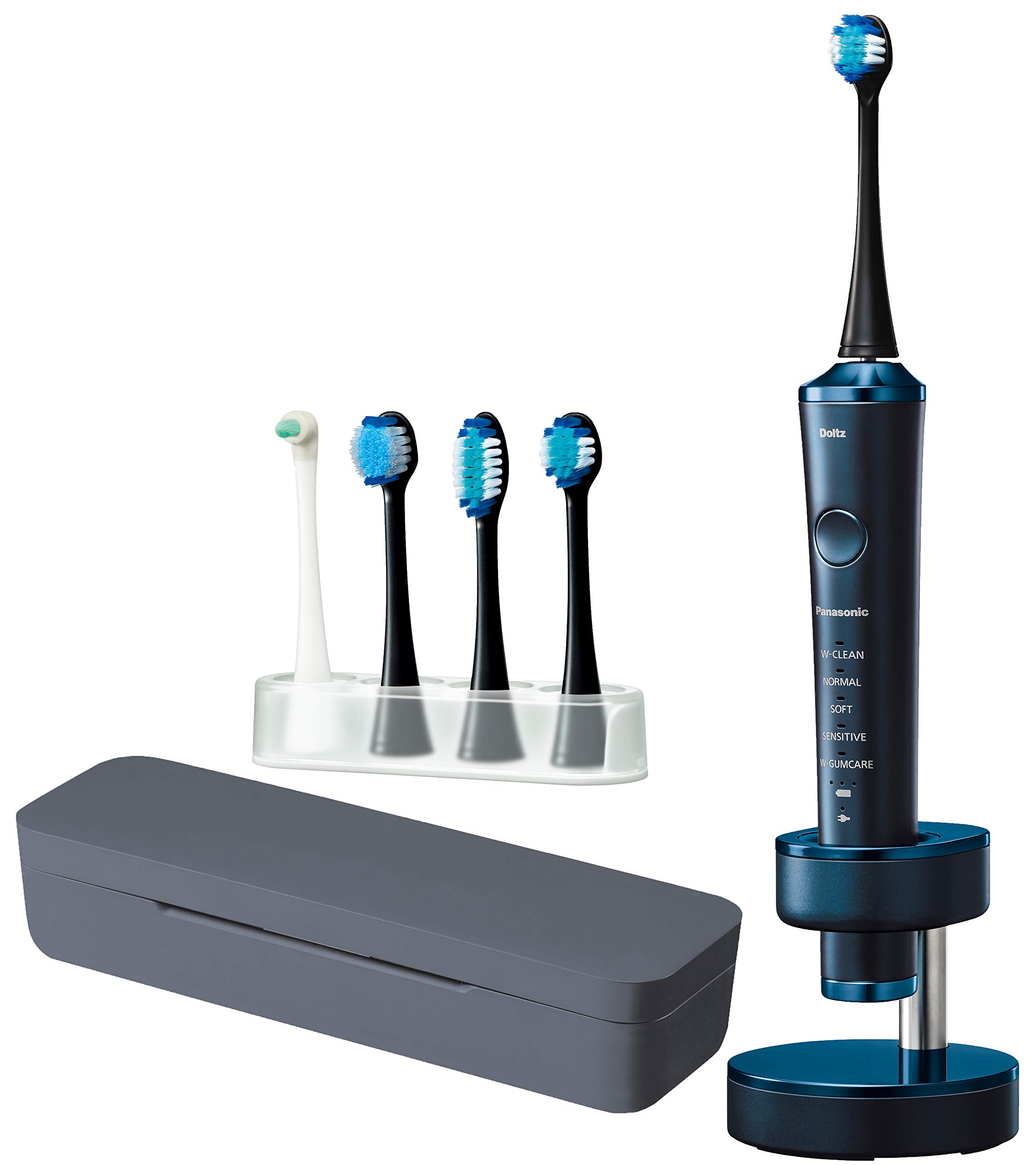 Amazon.co.jp: パナソニック 電動歯ブラシ ドルツ 青 EW-DP54-A