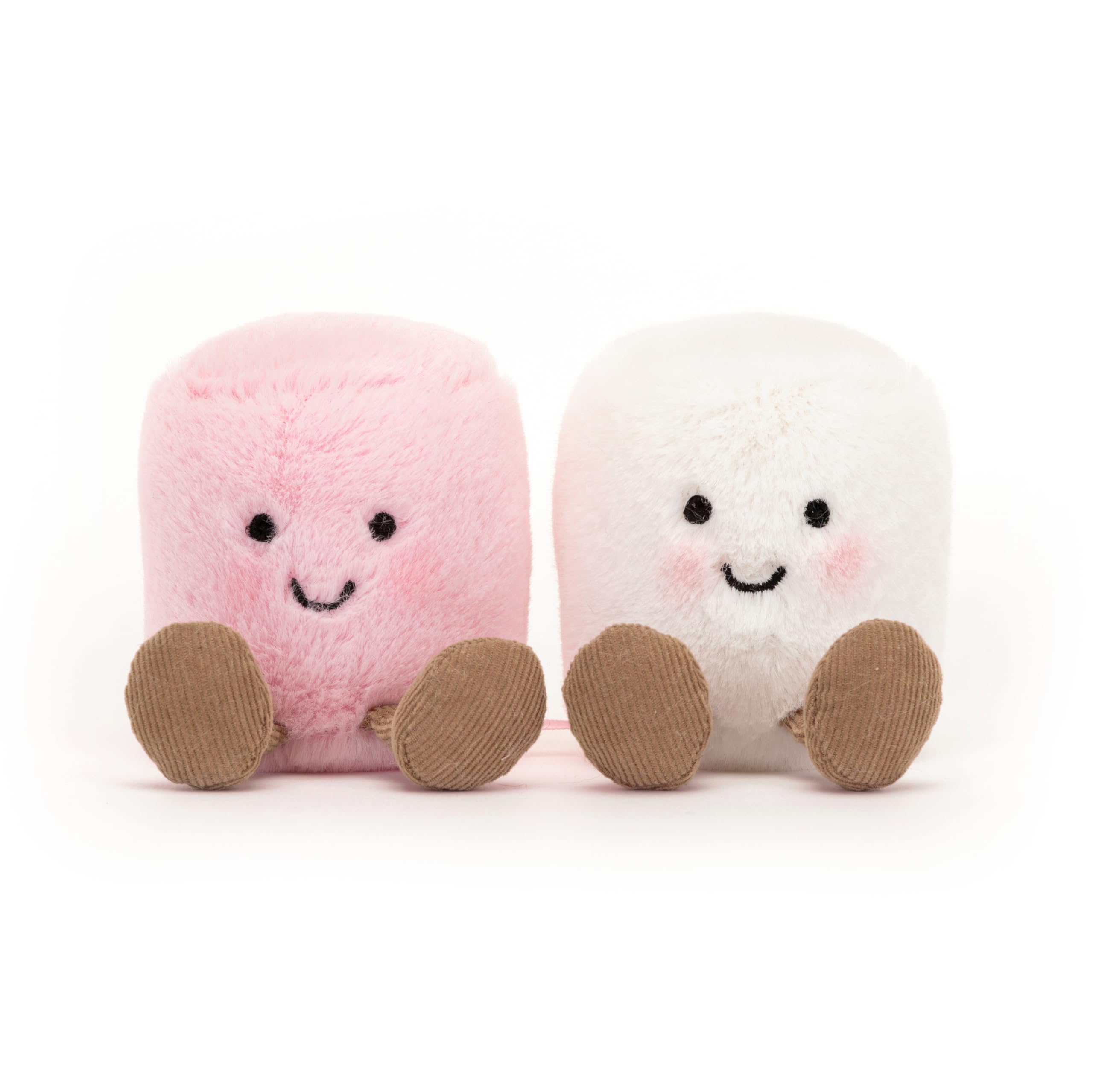 Amazon.co.jp: Jellycat 面白いピンクと白のマシュマロ コレクション用