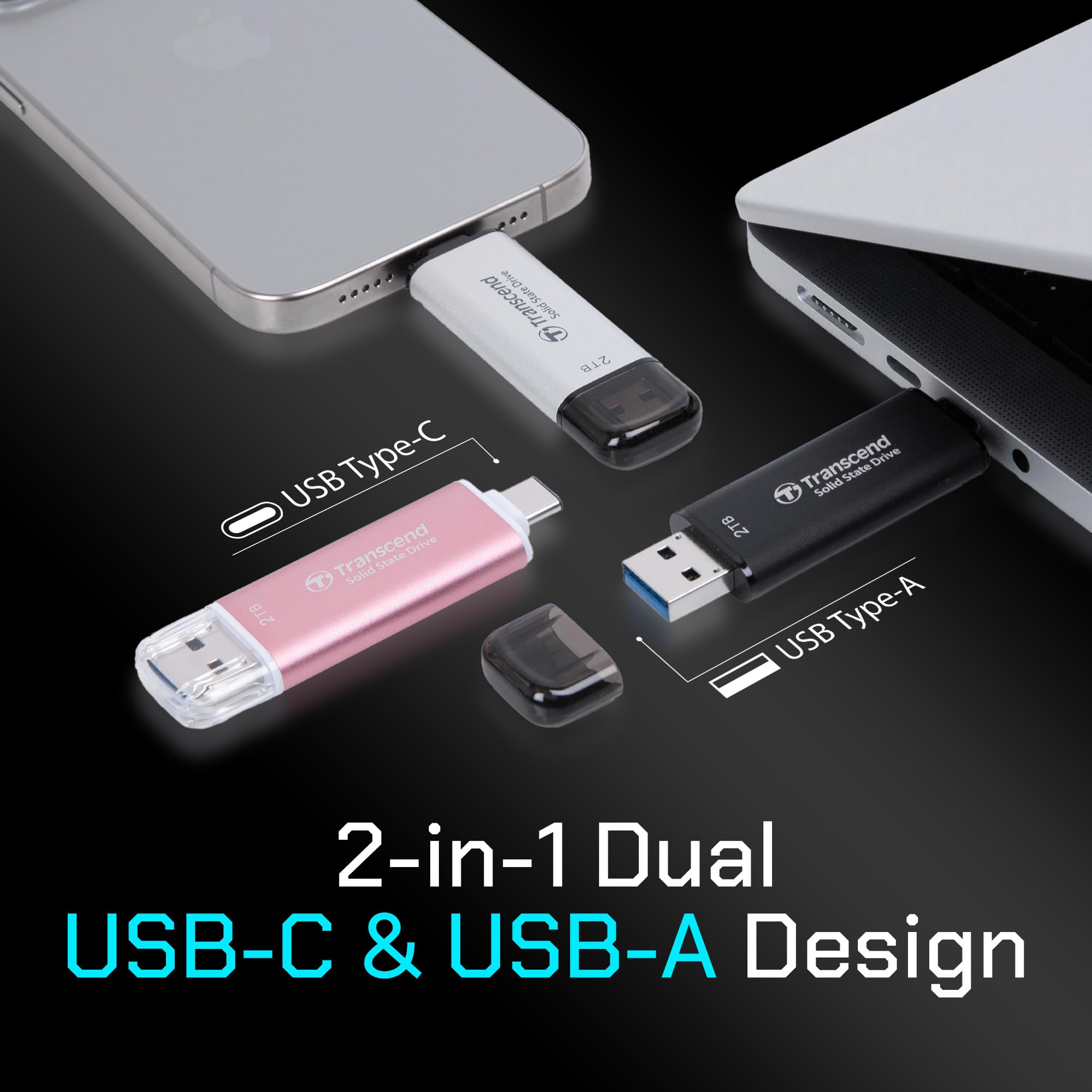 Amazon | トランセンドジャパン トランセンド ポータブルSSD 1TB 高速