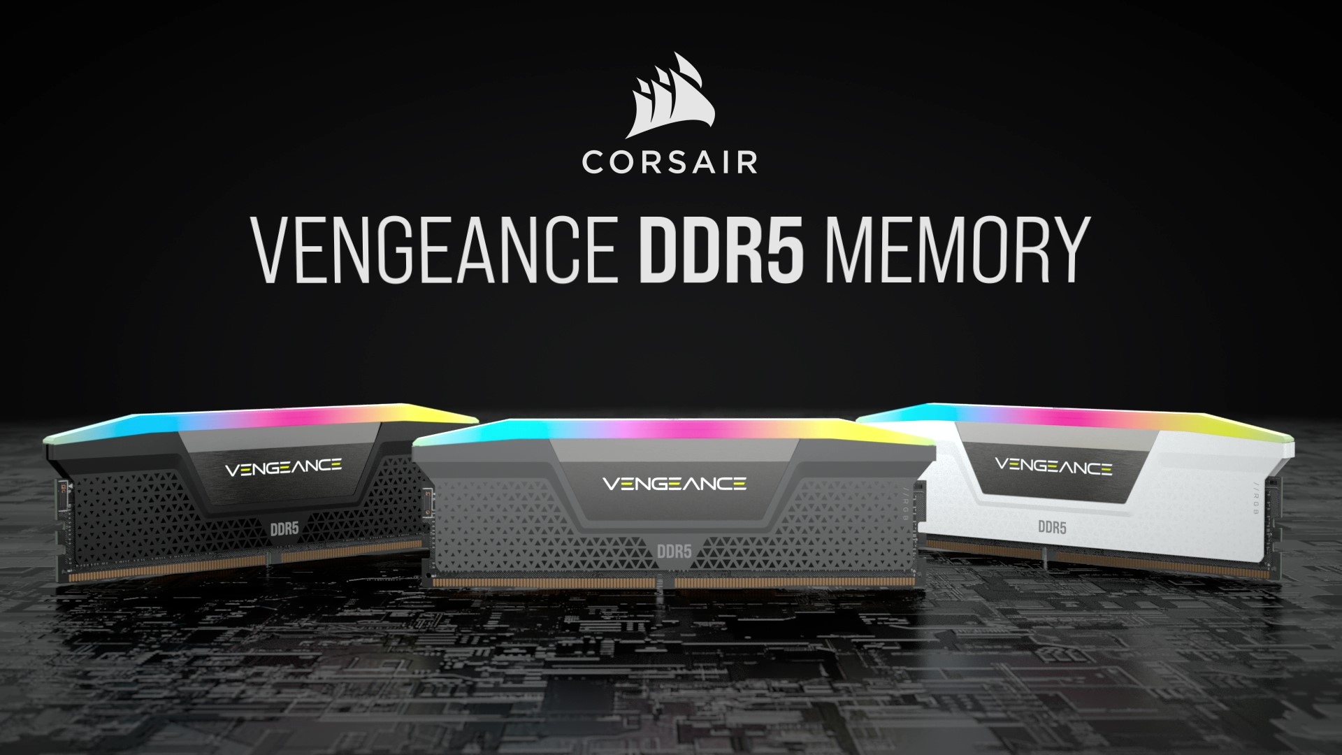 CORSAIR VENGEANCE RGB DDR5 RAM 32GB (2x16GB) 6400MHz CL32 Intel