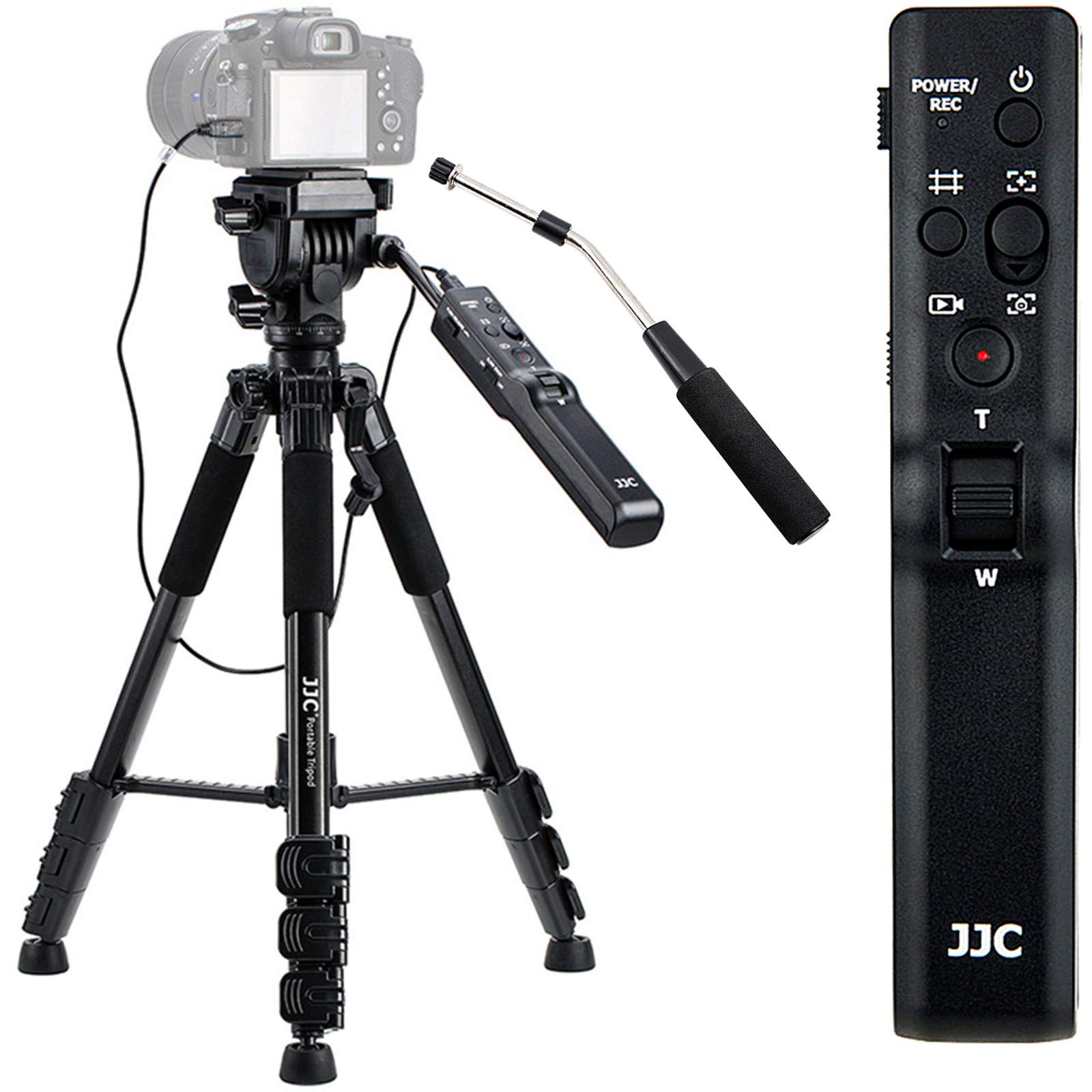Amazon.com : Video Remote Control Tripod for Sony FDR-AX53 AX43