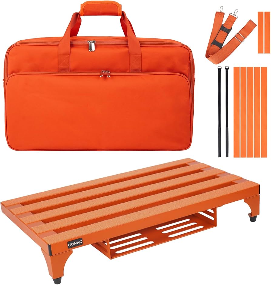 Amazon | GOKKO 超軽量 ギターエフェクター ボード アルミニウム合金