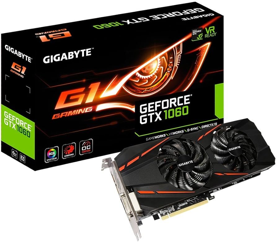 Amazon.com: GIGABYTE Geforce GTX 1060 G1 Gaming Gv-N1060G1GAMING