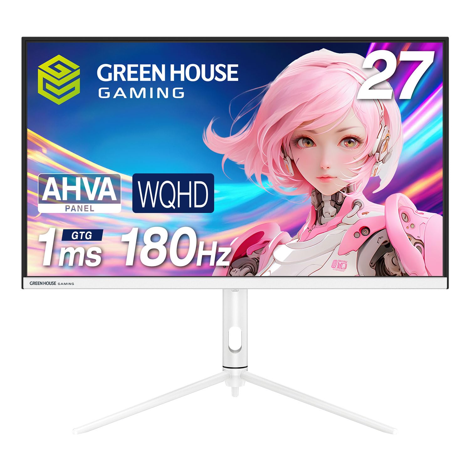Amazon.co.jp: グリーンハウス 27インチ ゲーミングモニター 180Hz 1ms