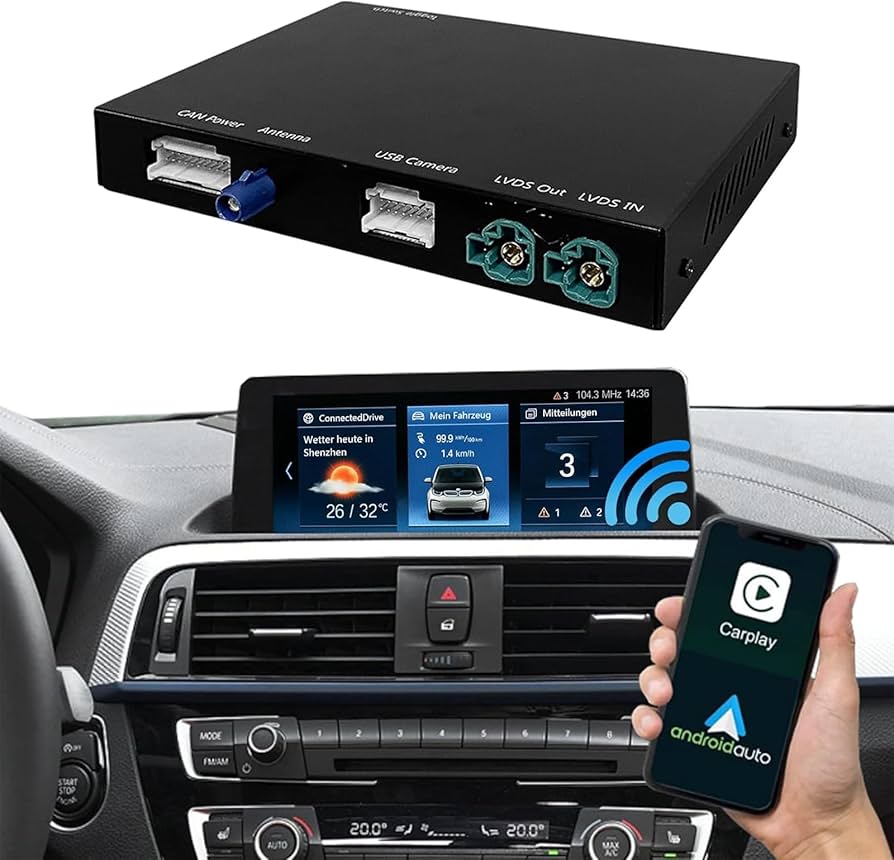 Amazon.com: Road Top Wireless Carplay Android Auto for BMW EVO