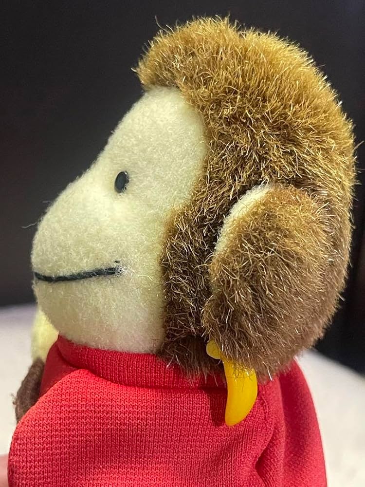 Amazon.co.jp: レトロ サンアロー バナナチッピー ぬいぐるみ サル