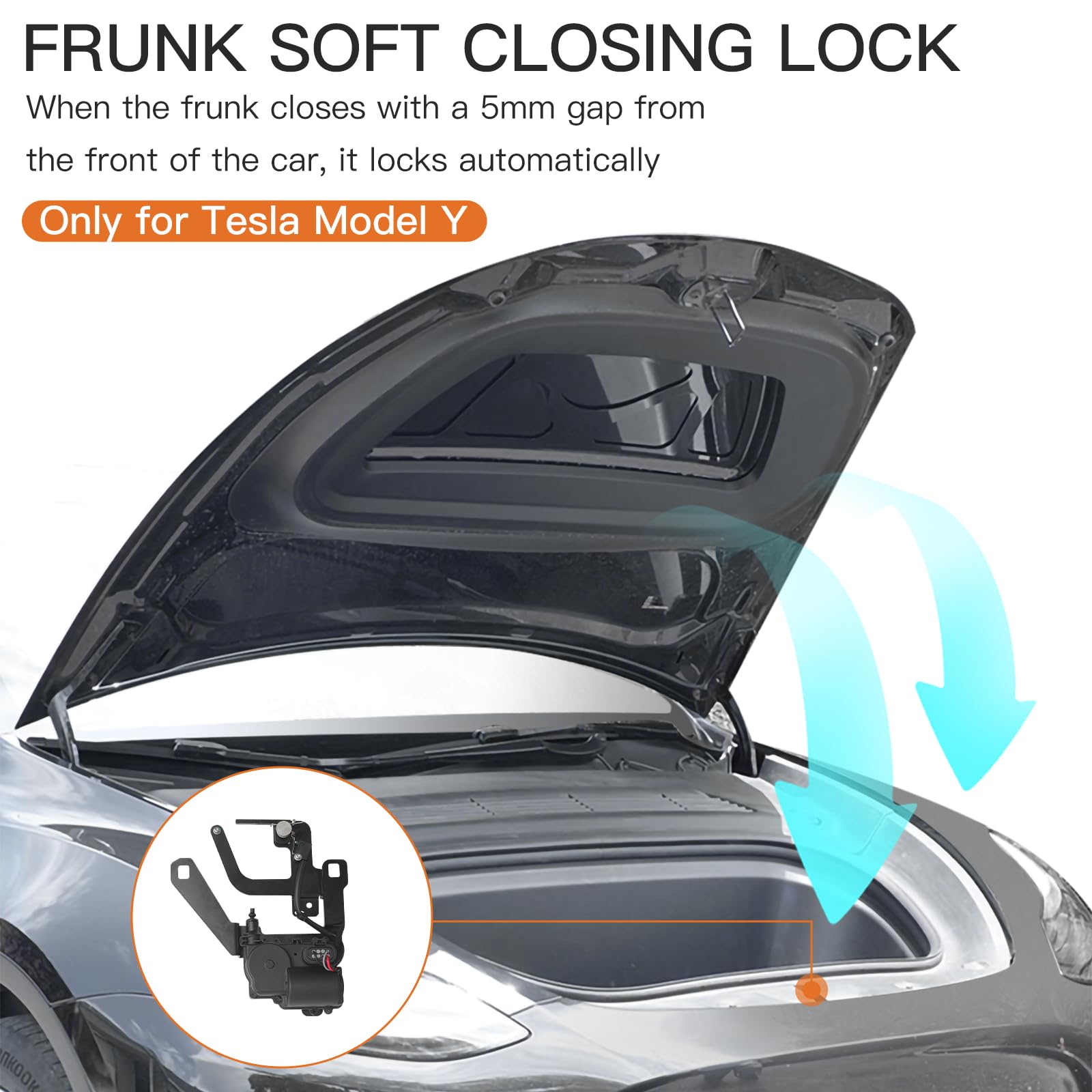 Amazon.co.jp: Qingchijun Power Frunk ソフトクロージングロック