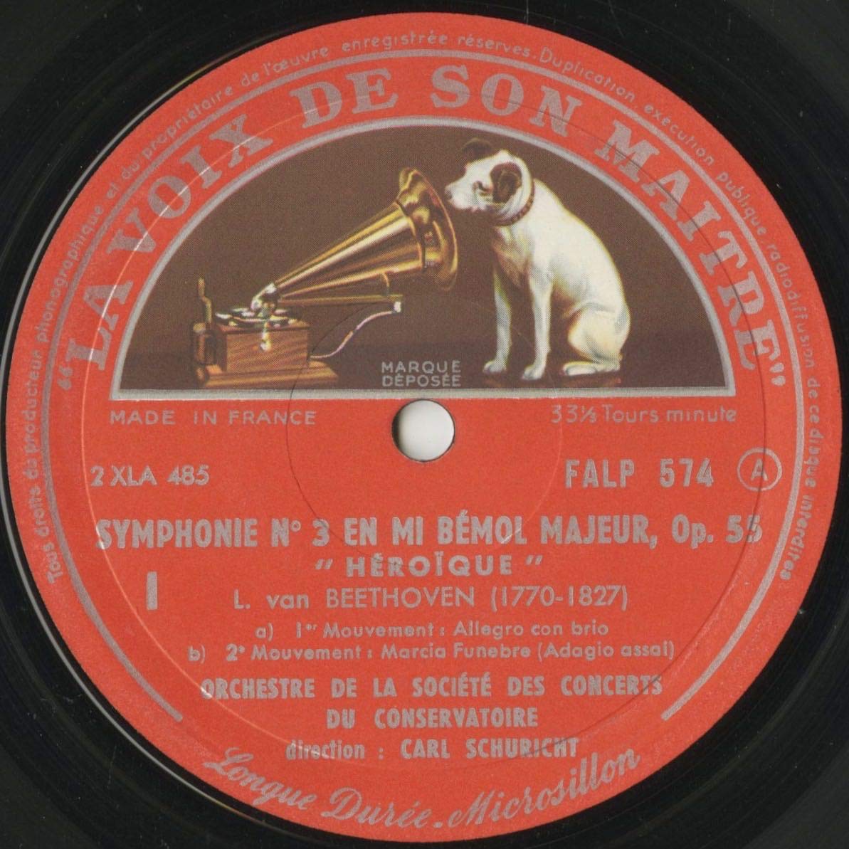 Amazon.co.jp: ベートーヴェン 交響曲3番Op.55 英雄 VSM：FALP 574 FR