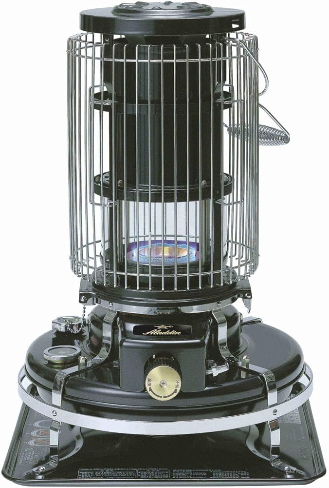 Aladdin 2011年石油ストーブ 黒 ブルーフレームヒーター BF3906