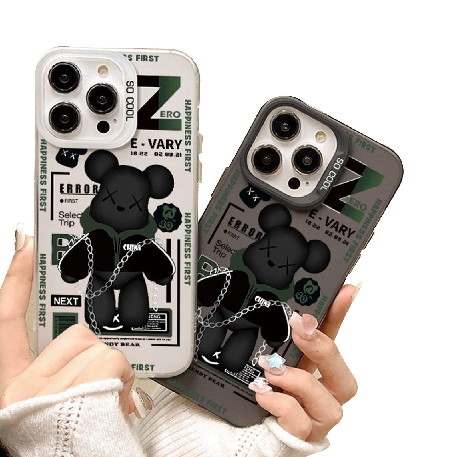 Amazon.co.jp: Arpe カウズ ベアブリック スマホケース iPhone 13 Pro