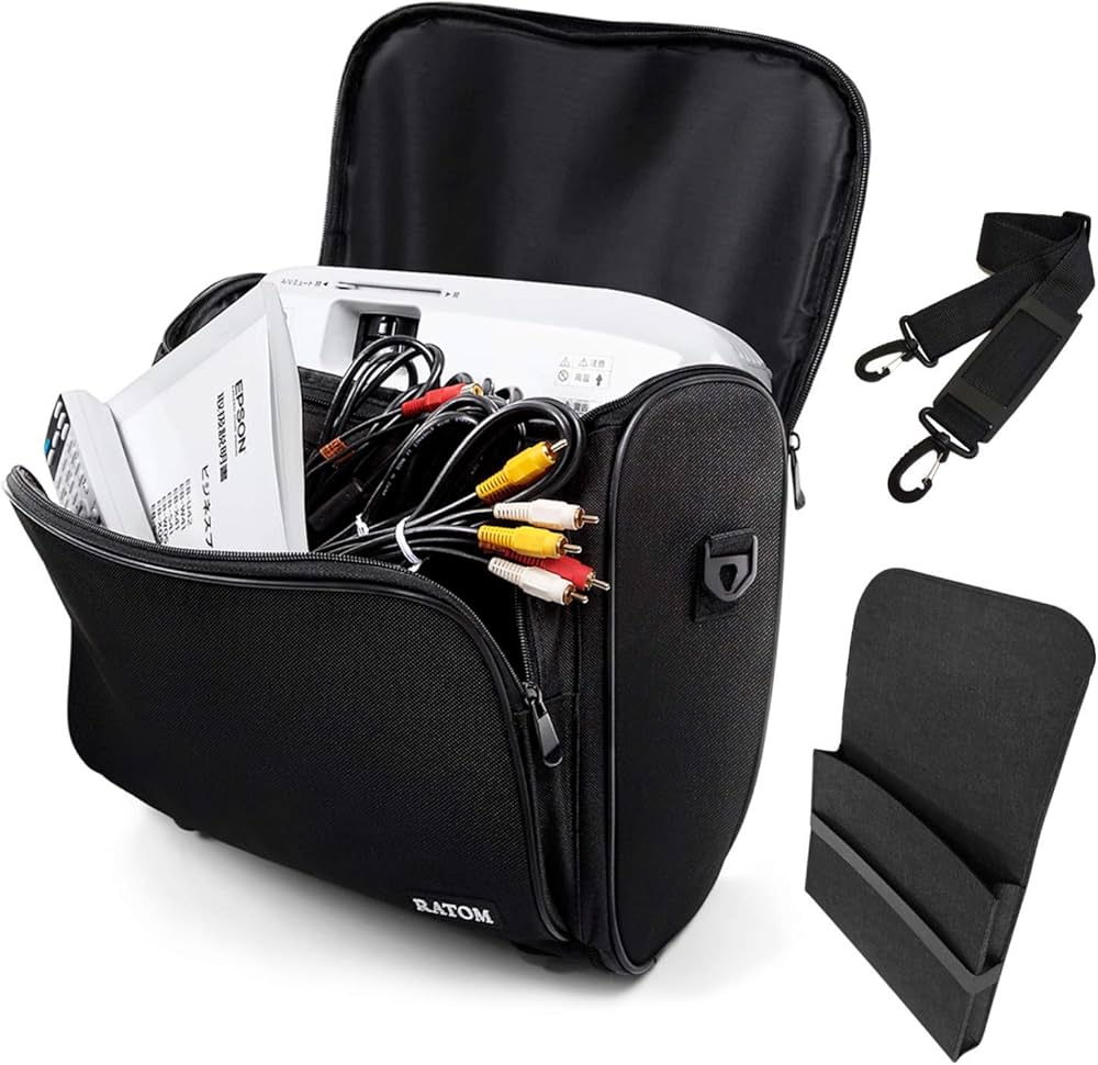 Amazon.co.jp: [RATOM]【エプソン対応】 プロジェクターケース (収納力