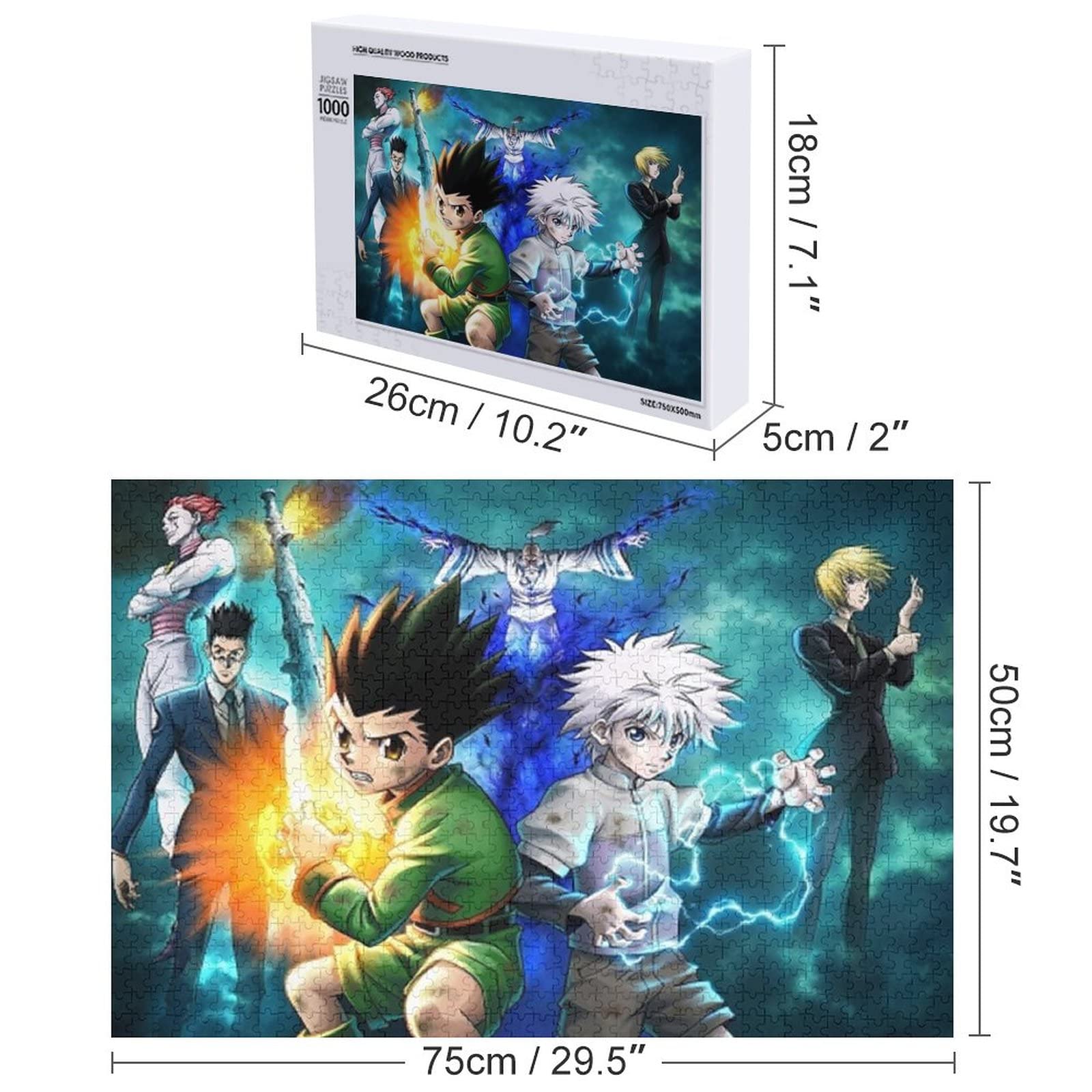 Amazon | ハンター×ハンター 木製 パズル 楽しいストレス解消 パズル