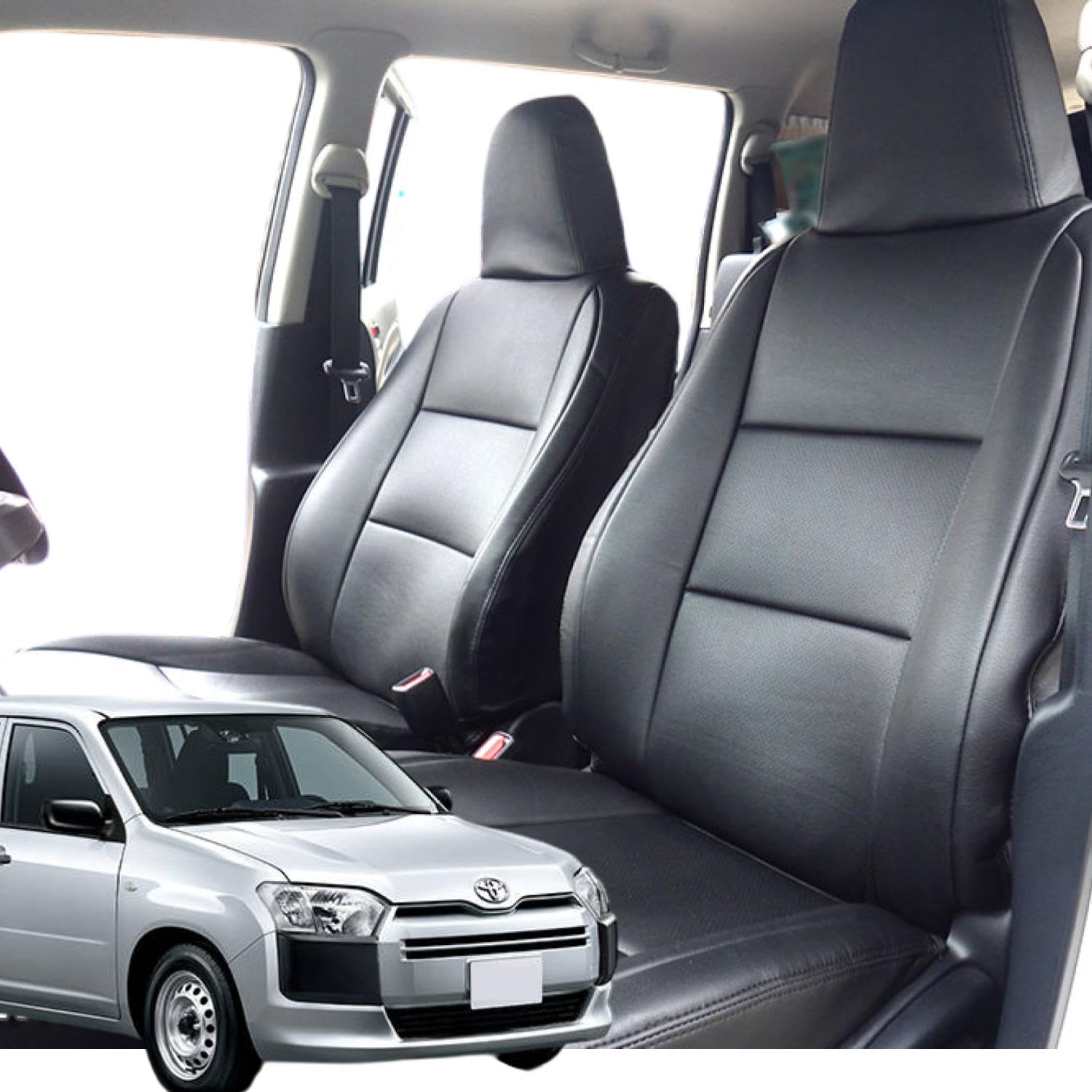Amazon | MOTOR POWER フロント レザー シートカバー トヨタ 160系