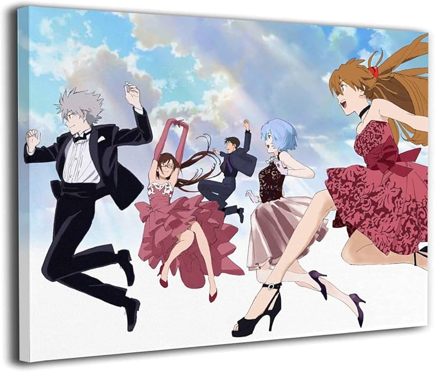 Amazon.co.jp: 油絵 新世紀 シン・エヴァンゲリオン ポスター アート