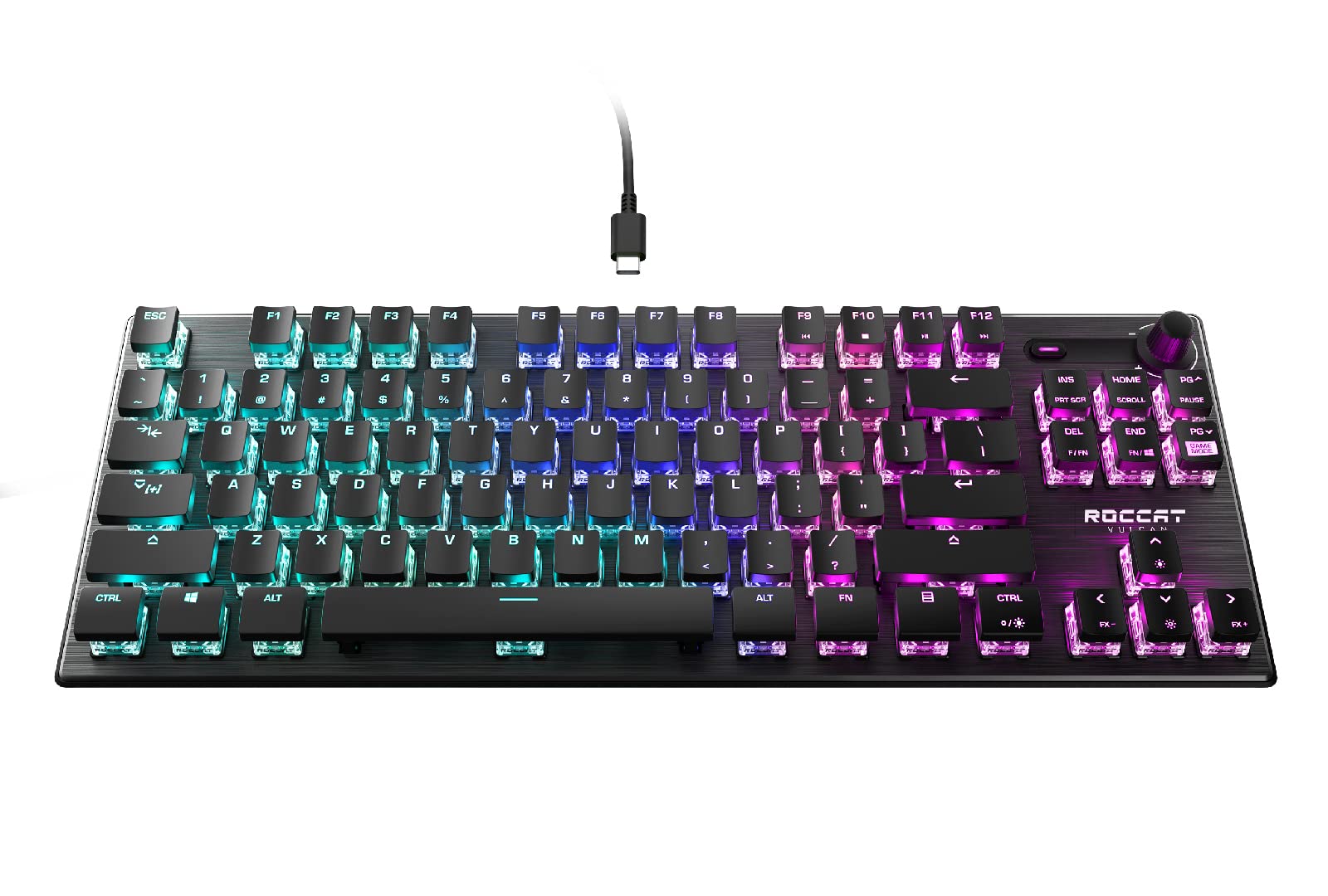 Amazon.co.jp: ROCCAT VULCAN TKL USB-C ゲーミングキーボード 英語