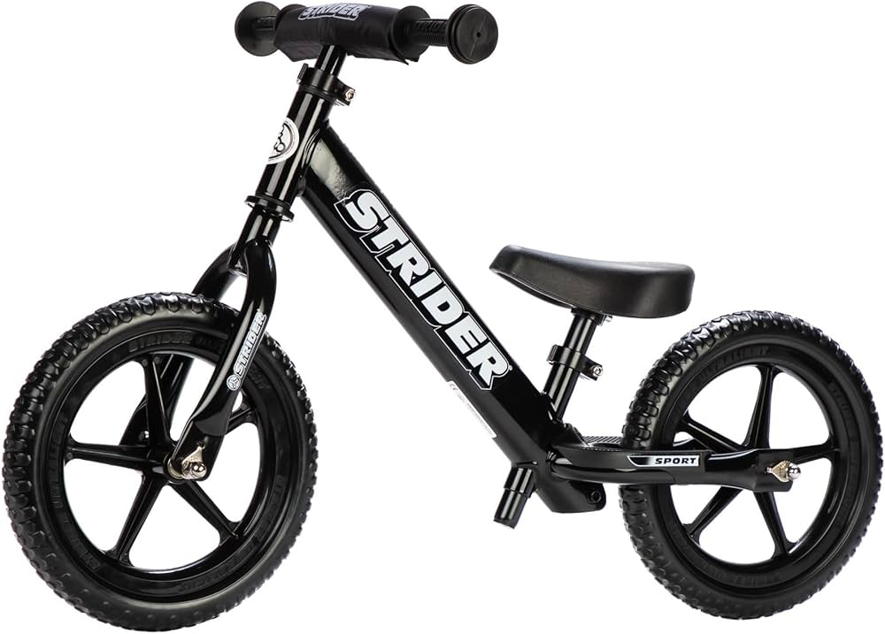 Amazon.com: Strider 12” Sport Bike, Black - No Pedal Balance