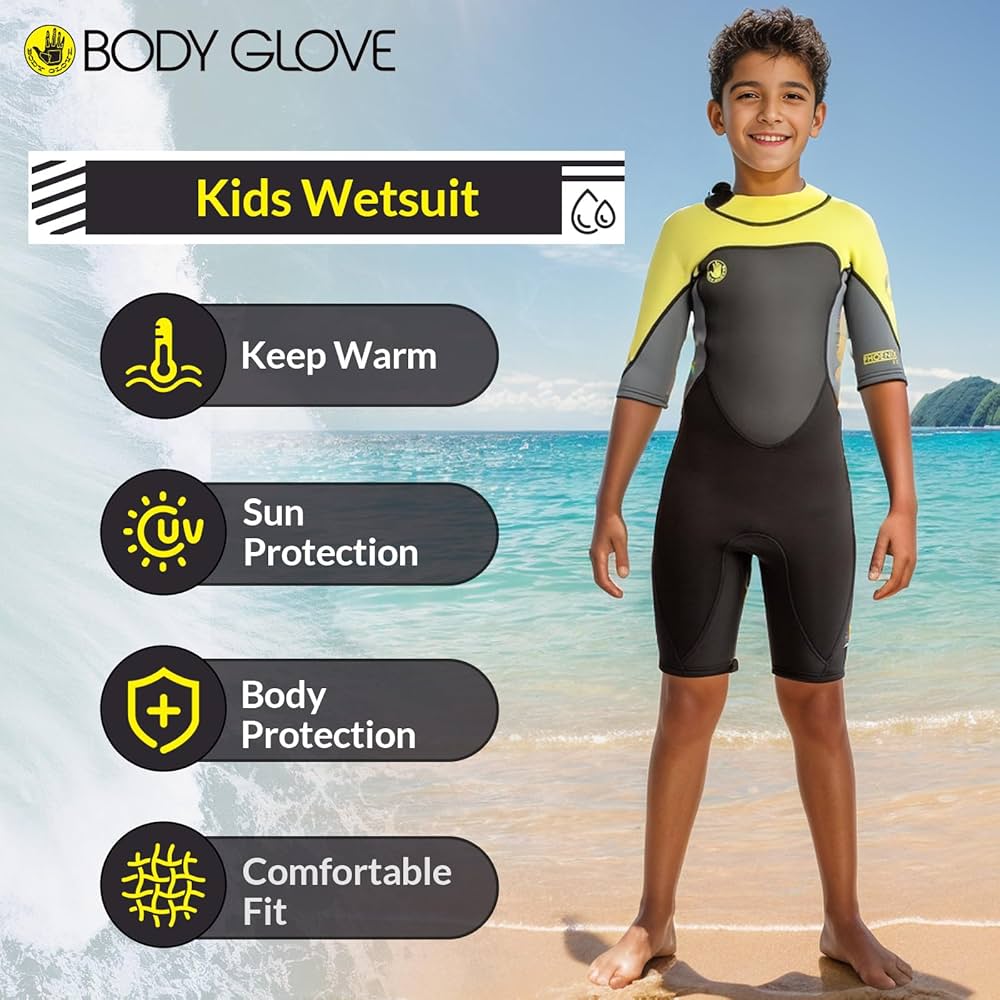 Amazon.com: Body Glove Phoenix 2mm Kids Wetsuit for Boys Girls