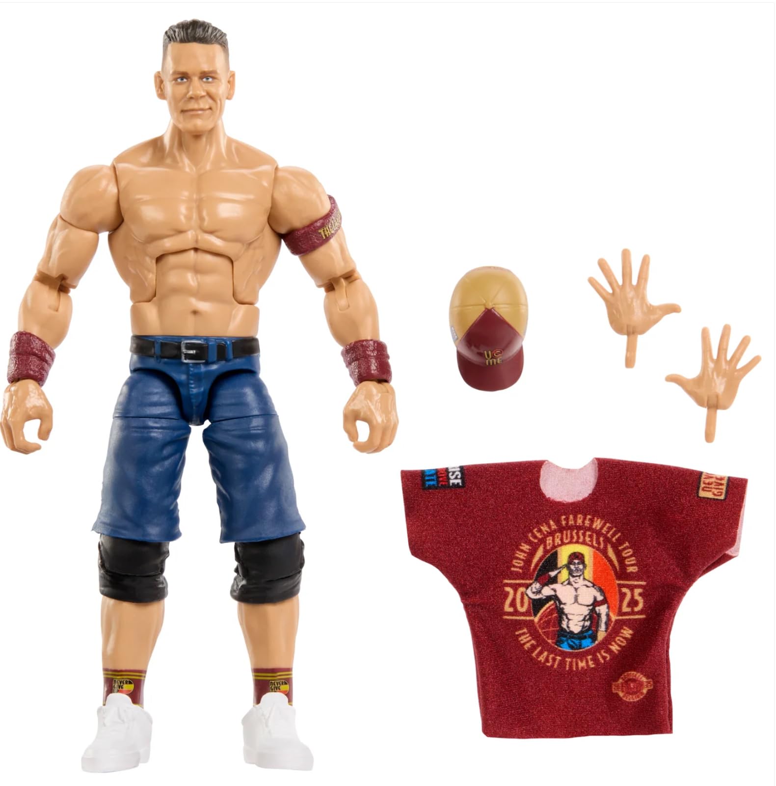 Amazon.com: Mattel WWE JGV13 John Cena Elite Collectible 6-Inch