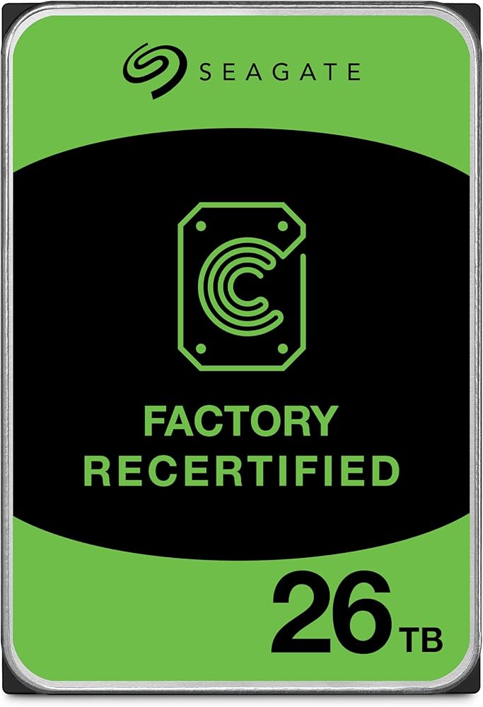 Amazon | Seagate シーゲイト Exos SATA 26TB ST26000NM000C HDD 6Gb/s