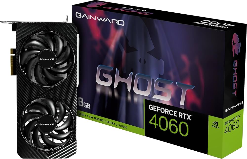 Amazon | GAINWARD RTX4060 GHOST 8G GDDR6 128bit 3-DP HDMI