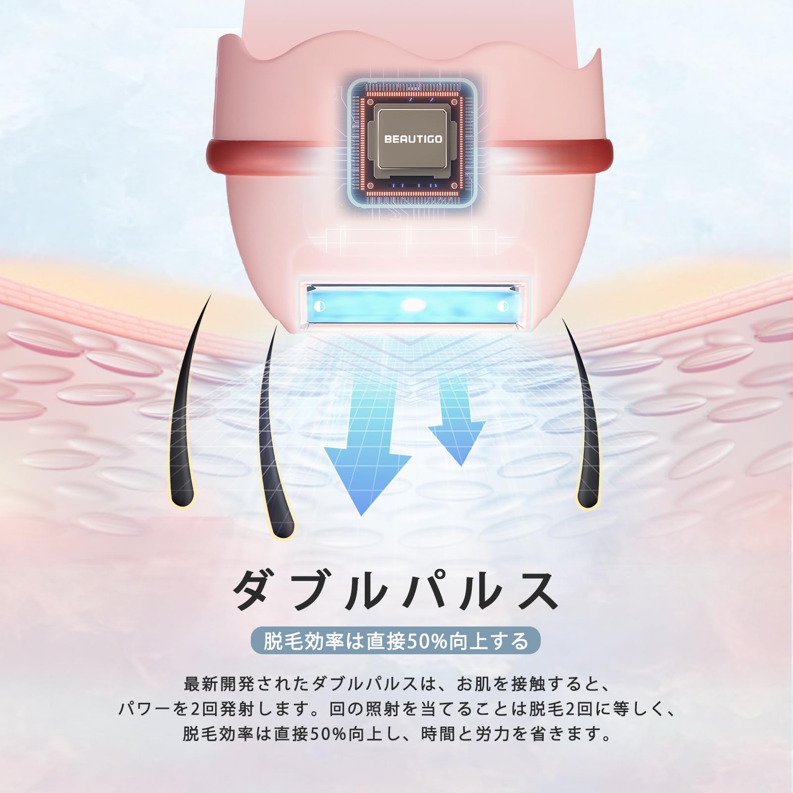 Amazon | Yete（エイティー）脱毛器 レディー脱毛器 冷感脱毛 IPL光