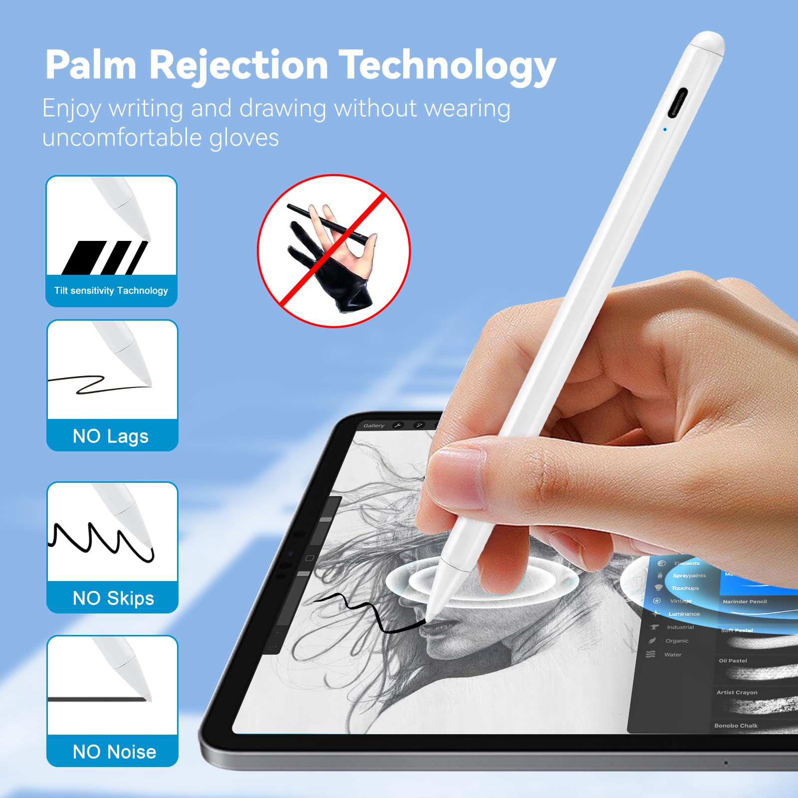 Amazon.com: iPad Air 5th Generation Pencil Apple iPad Pen 9th