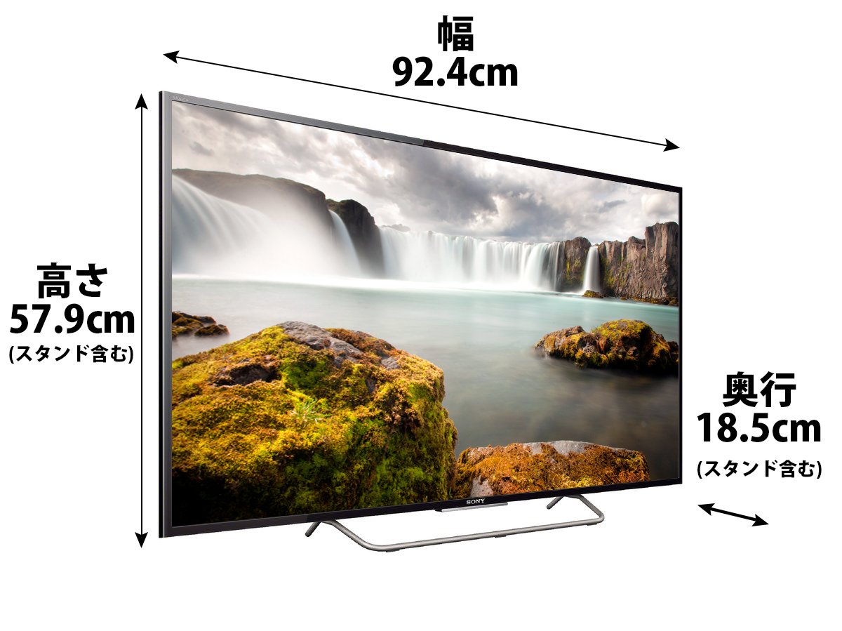 Amazon | ソニー 40V型 液晶 テレビ ブラビア KJ-40W730C フル