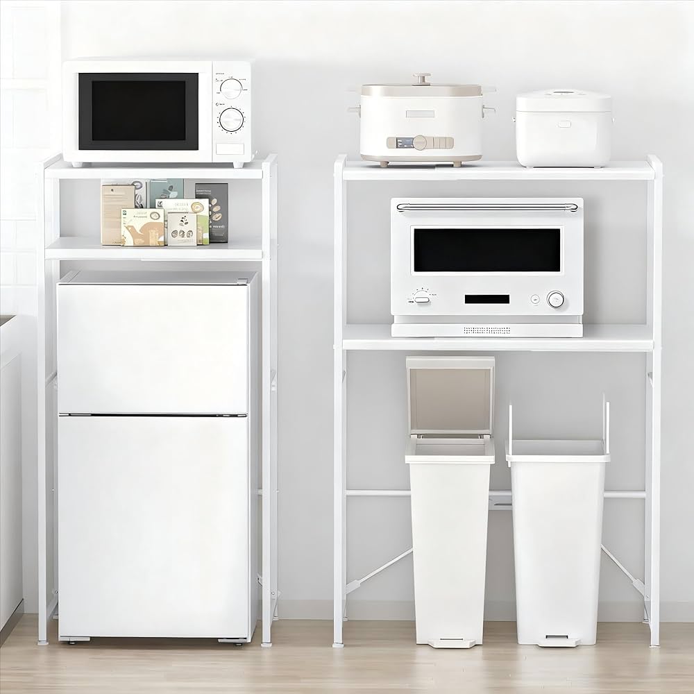 Amazon.co.jp: 【横幅伸縮60～80cm】ゴミ箱上ラック YDH キッチン