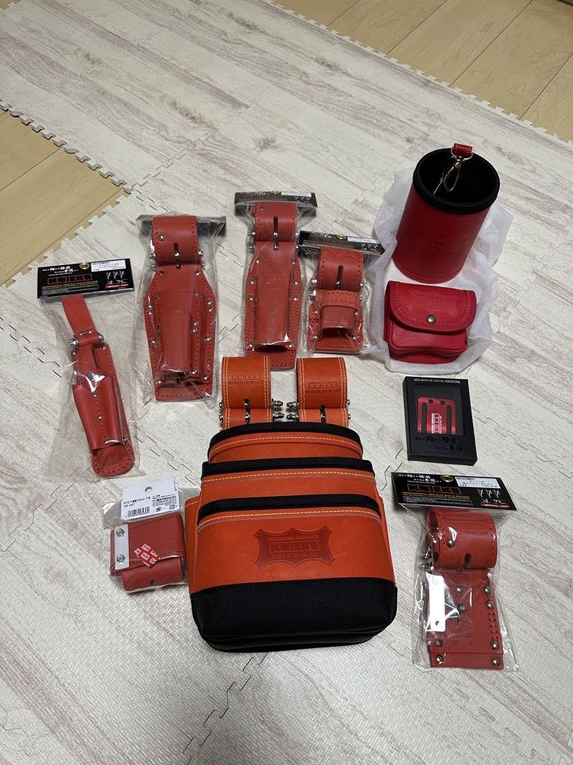 Amazon.co.jp: knicks ニックス赤 腰道具セット : DIY・工具・ガーデン