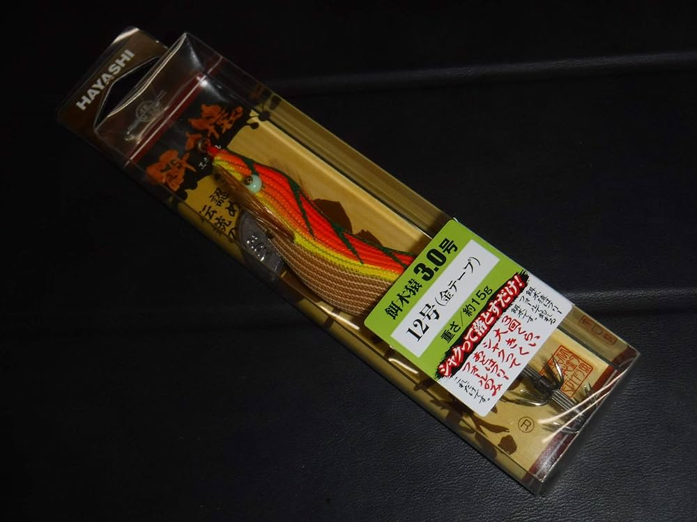 Amazon | 林釣漁具製作所 エギ 餌木猿 3.0号 12号 金テープ | 餌木猿