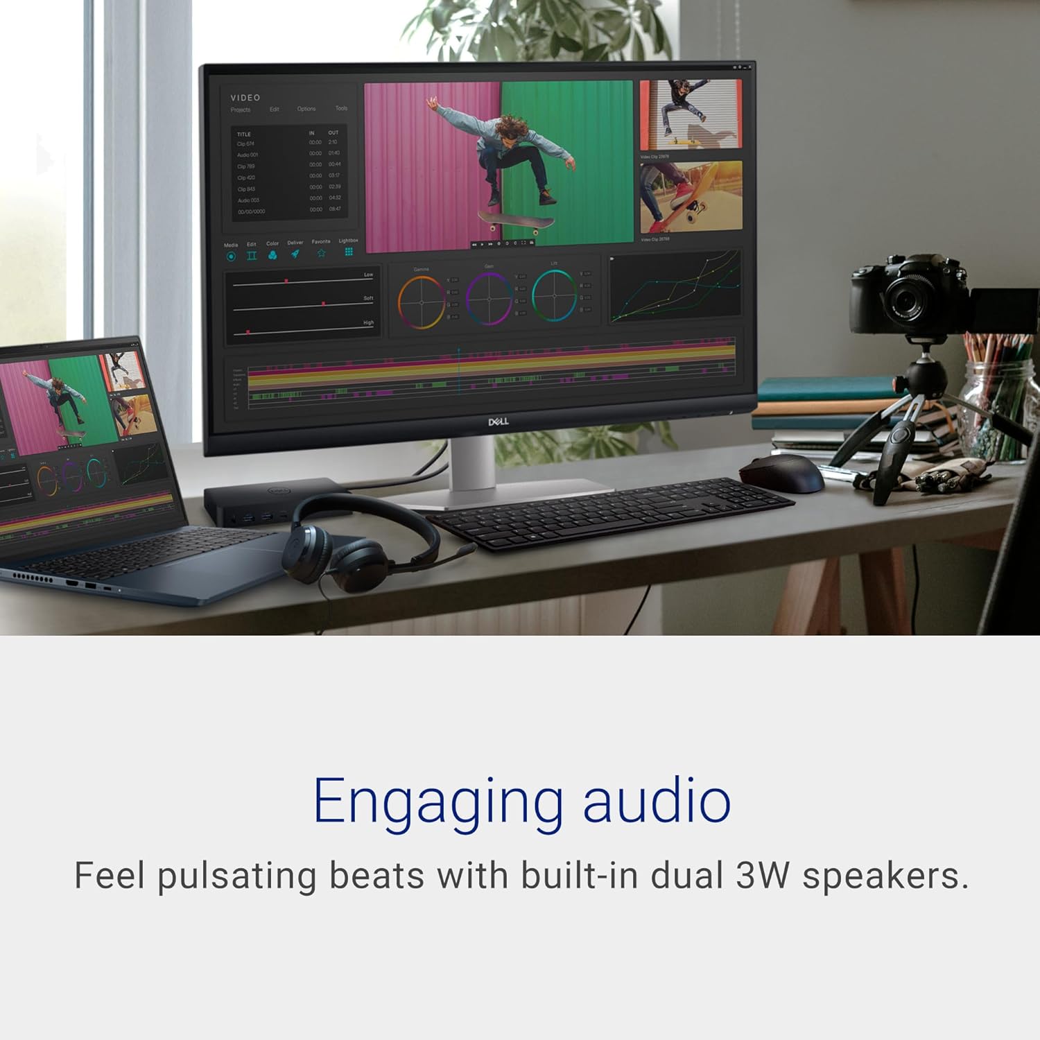 Dell - Brandclub - Dell S2721QS Monitor 27 Inch, 4K UHD (3840 x