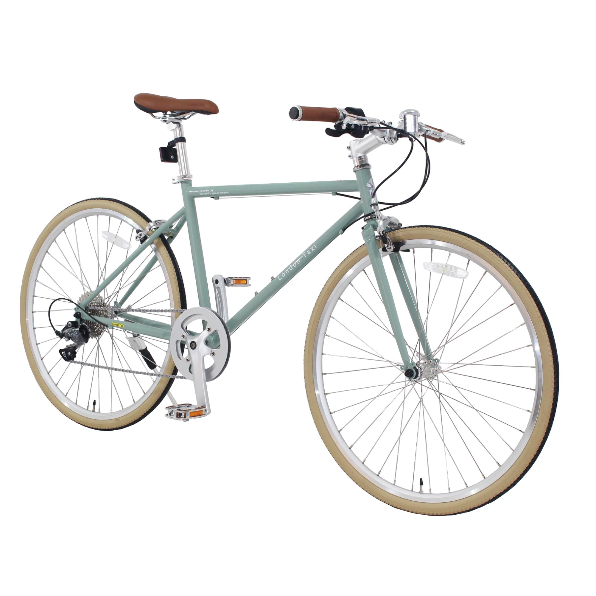 Amazon | クロスバイク 26インチ クロモリ シマノ製 9段変速 スタンド