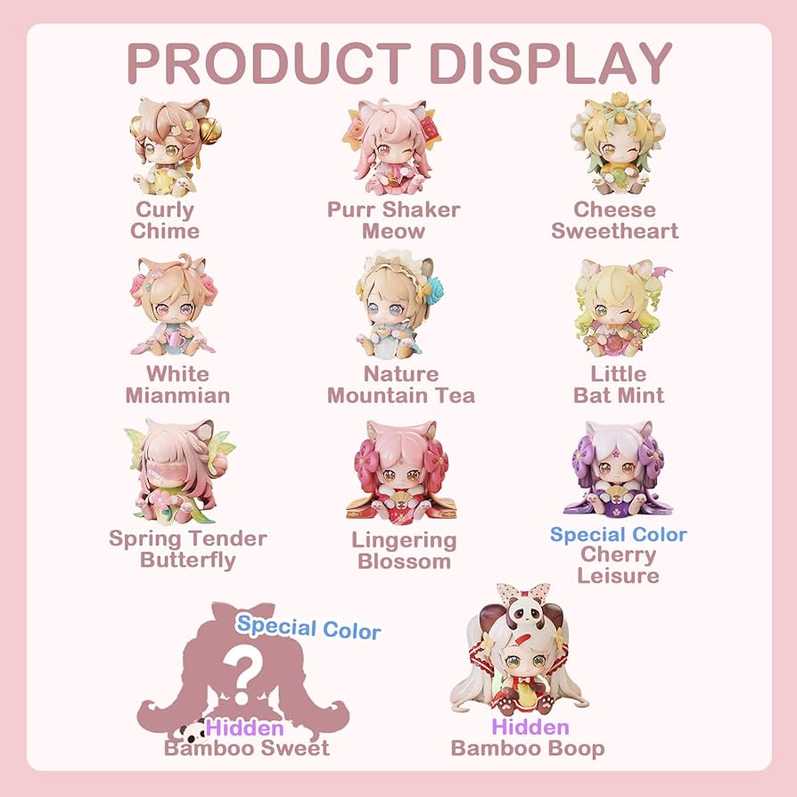 Amazon.com: BEEMAI Moni cat Kitten Office Series Blind Box Single