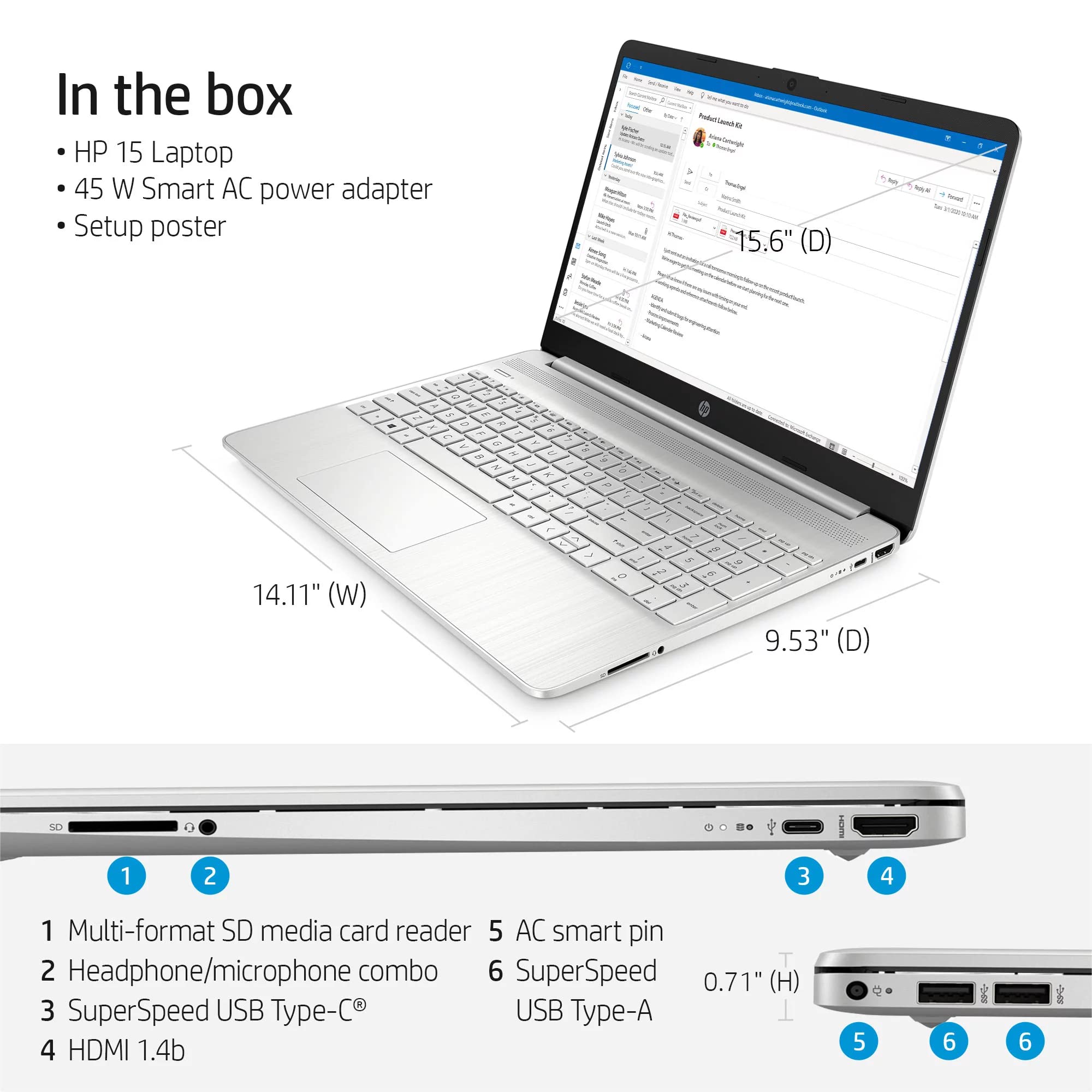 Amazon.com: HP Windows 11 Pro 15 15.6