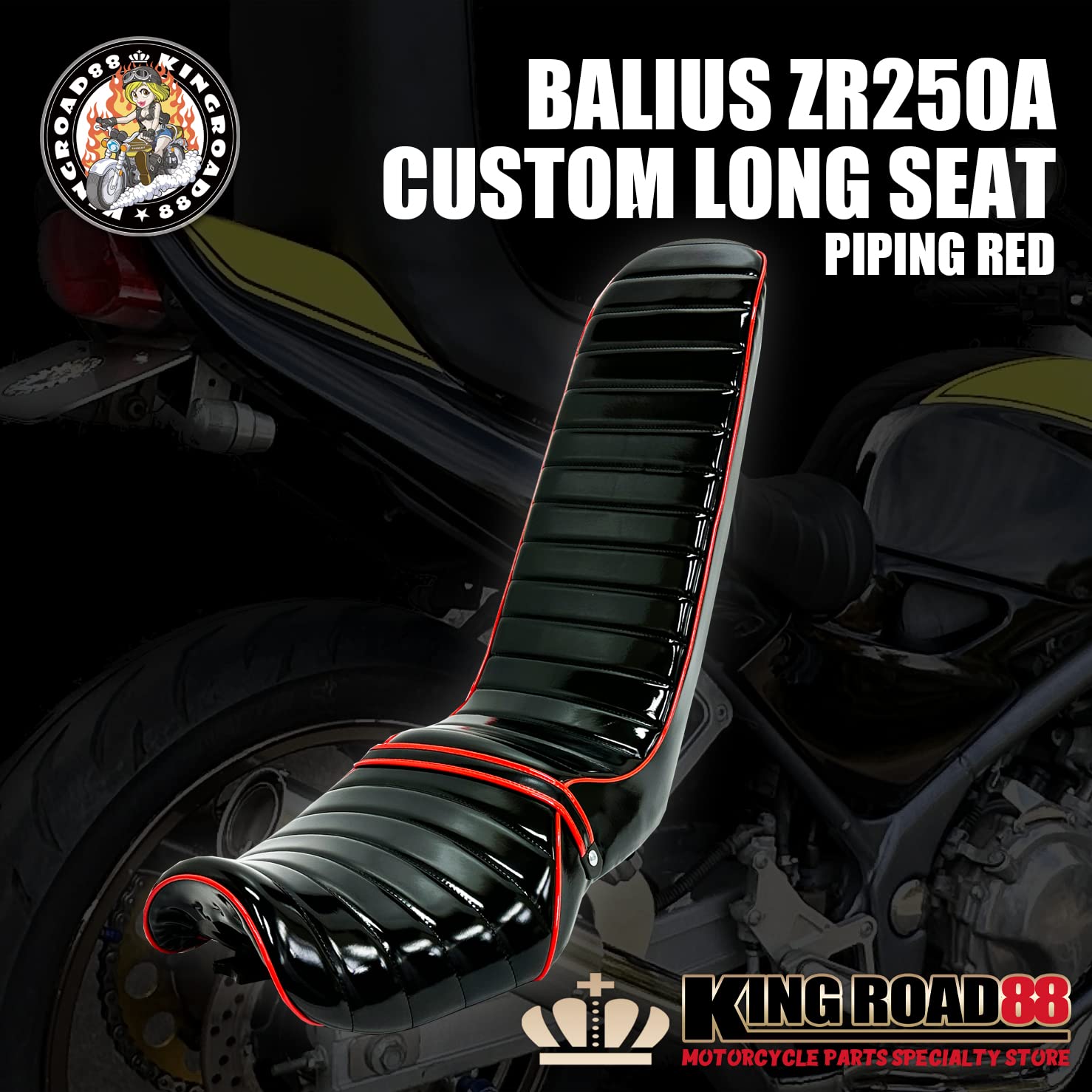 Amazon | King Road 88 バリオスⅠ型 ZR250A ロングシート エナメル