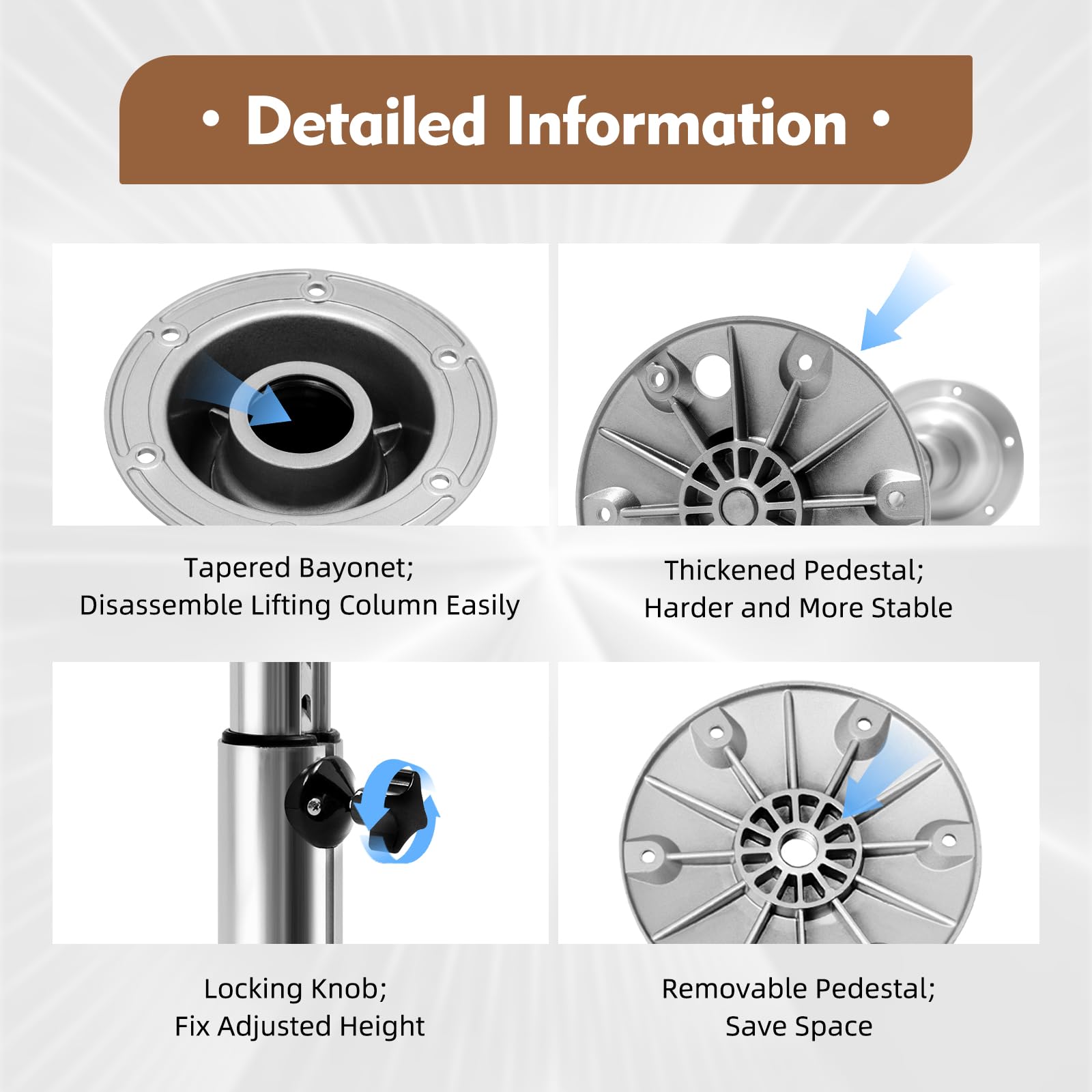 Amazon.co.jp: 調節可能な台座 マリンキャラバン モーターホーム