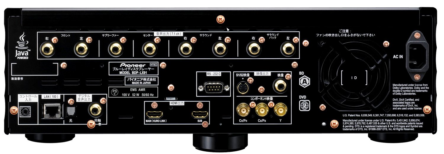 Amazon | Pioneer ブルーレイディスクプレーヤー BDP-LX91