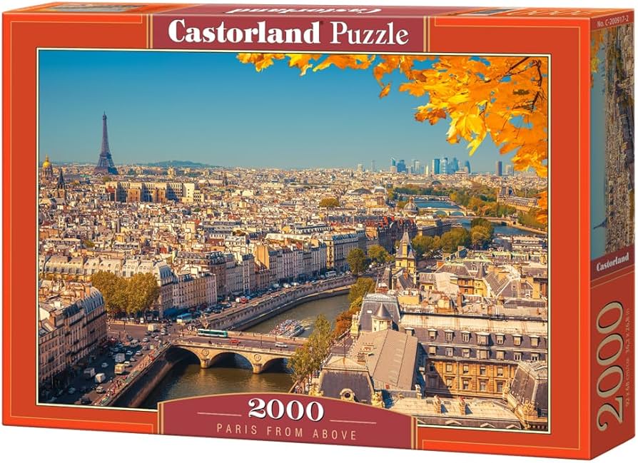 Amazon.com: CASTORLAND 2000 Piece Jigsaw Puzzles, Paris from Above