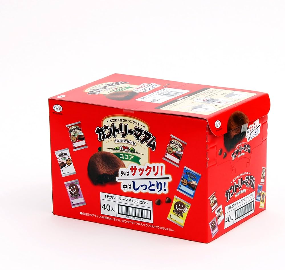 Amazon.co.jp: 不二家 カントリーマアム（ココア） 40枚 : 食品・飲料