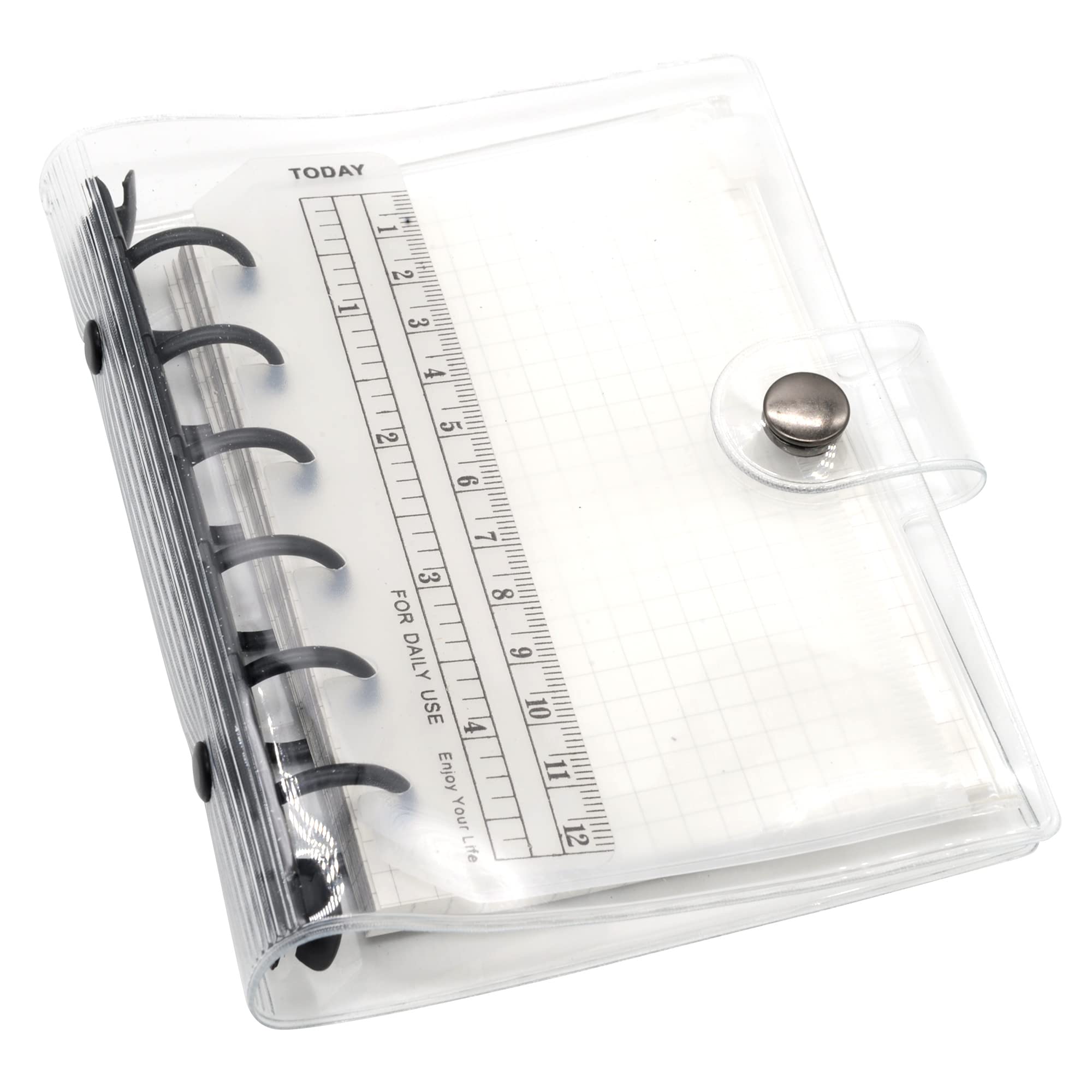 Amazon.co.jp: TSUKURIRO ミニ6穴 システム手帳 カラー リング PVC