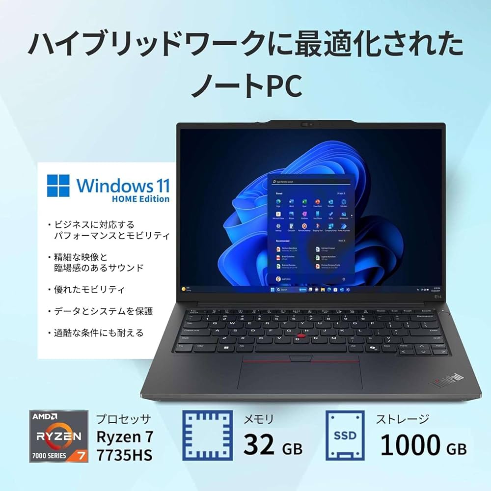 Amazon.co.jp: Lenovo ThinkPad E14 Gen 6 ノートパソコン 14インチ