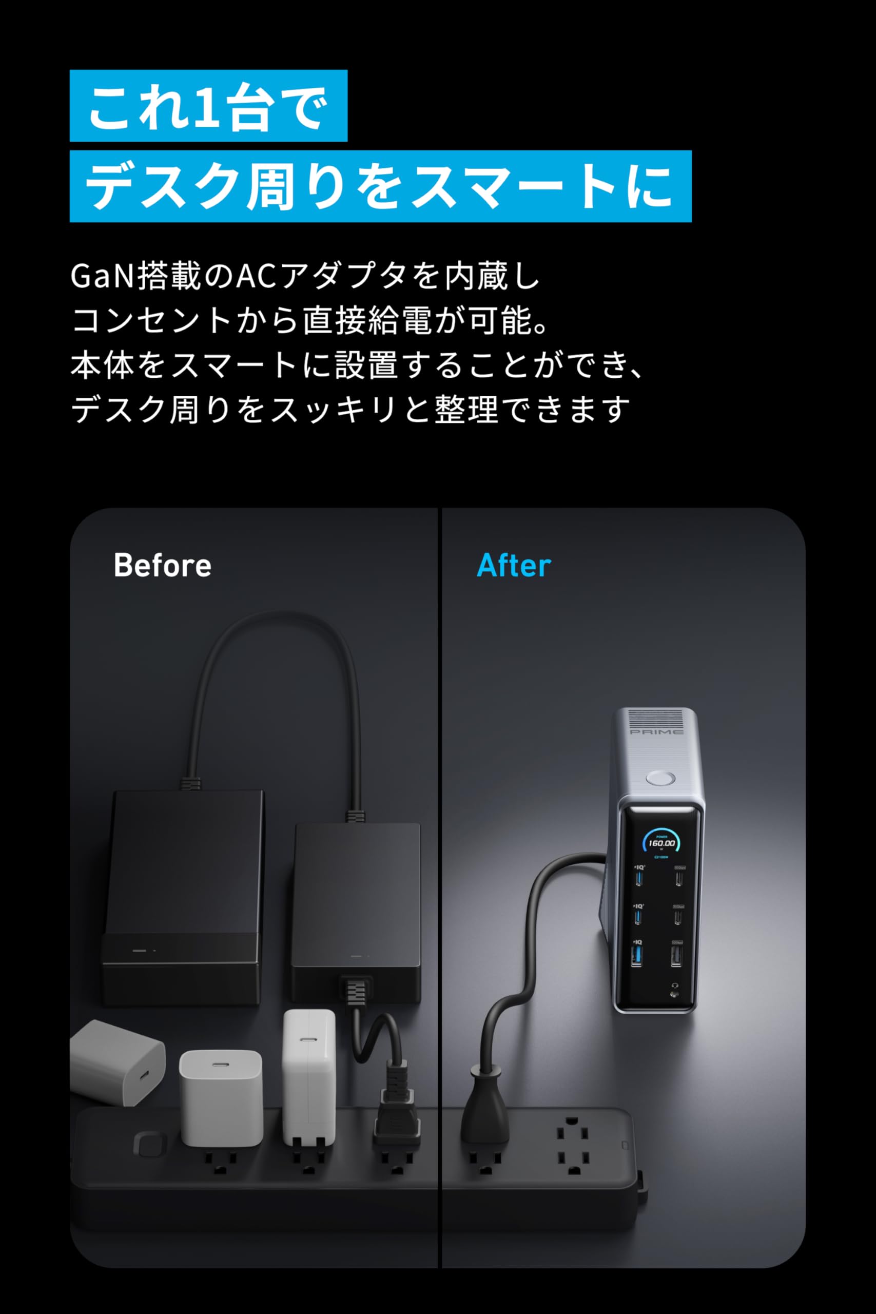 Amazon.co.jp: Anker Prime ドッキングステーション (14-in-1, Dual