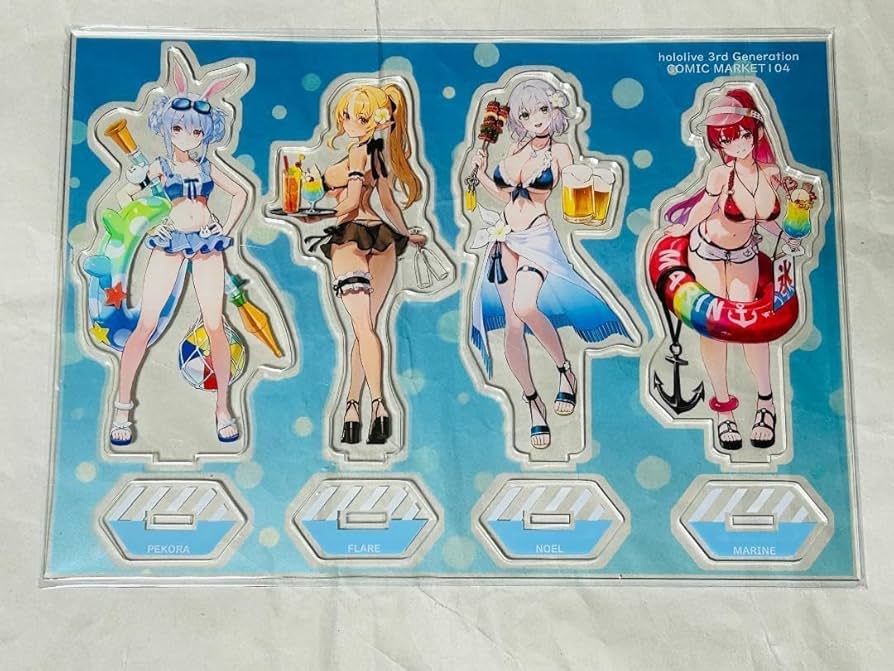 Amazon.co.jp: ホロライブ 三期生水着アクリルスタンド 宝鐘マリン