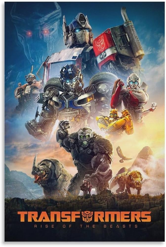 Amazon.co.jp: 映画ポスター トランスフォーマー キャンバスアート