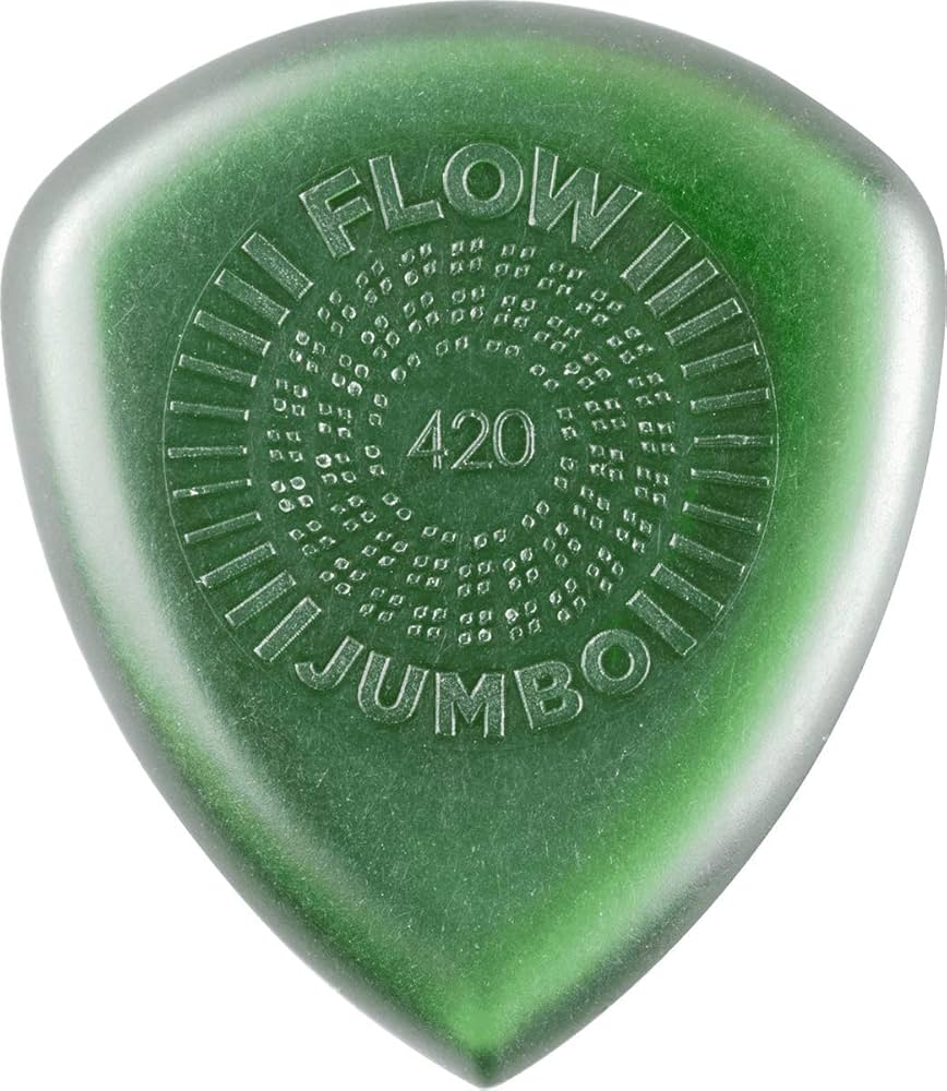 Amazon.com: Dunlop Flow Jumbo Grip 4.20mm Guitar Picks & Dunlop