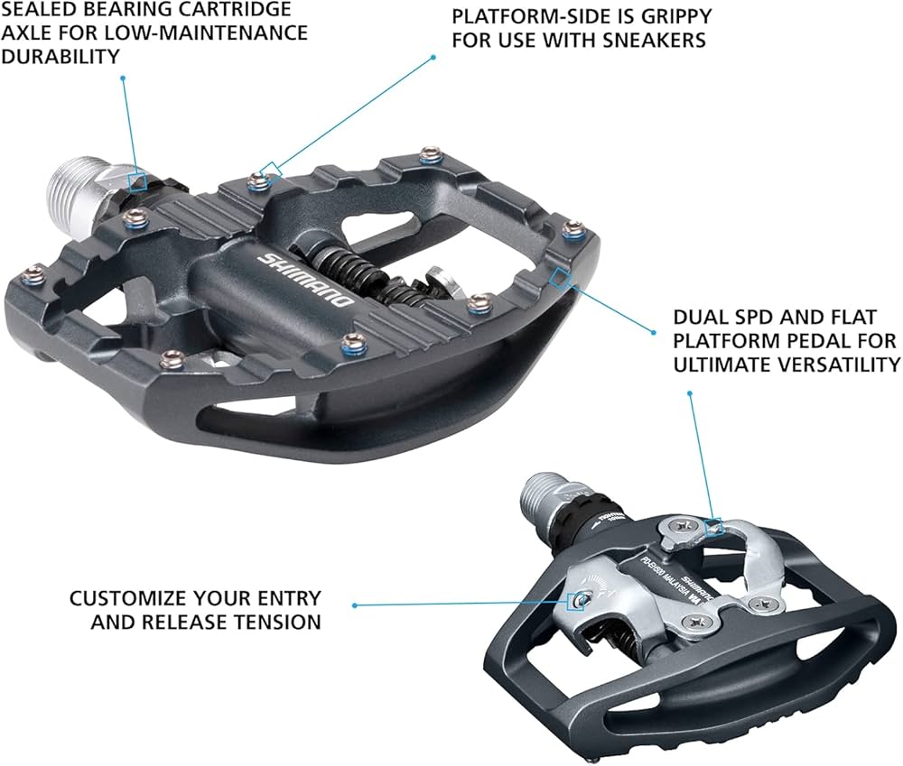 Amazon.co.jp: SHIMANO(シマノ) PD-EH500 SPD/フラットペダル
