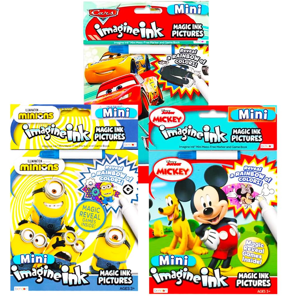 Amazon | ディズニーミッキーマジックインクぬりえブックセット - 子供