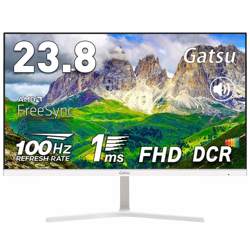 Amazon.co.jp: 【発売セール】Gatsu ゲーミングモニター 白 23.8インチ